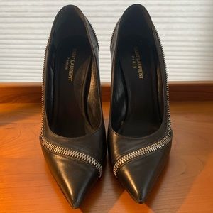 Saint Laurent Paris Zip Heels - size 41